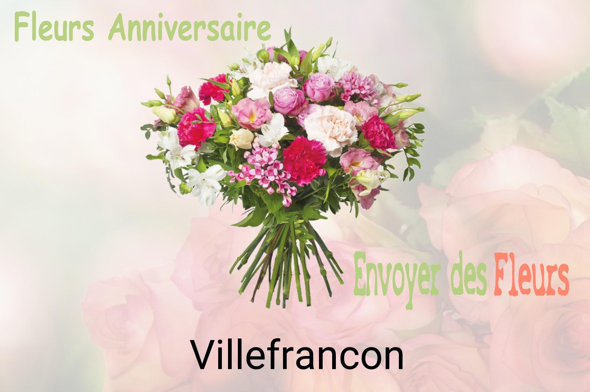 Bouquet de fleurs d’anniversaire livré à Villefrancon