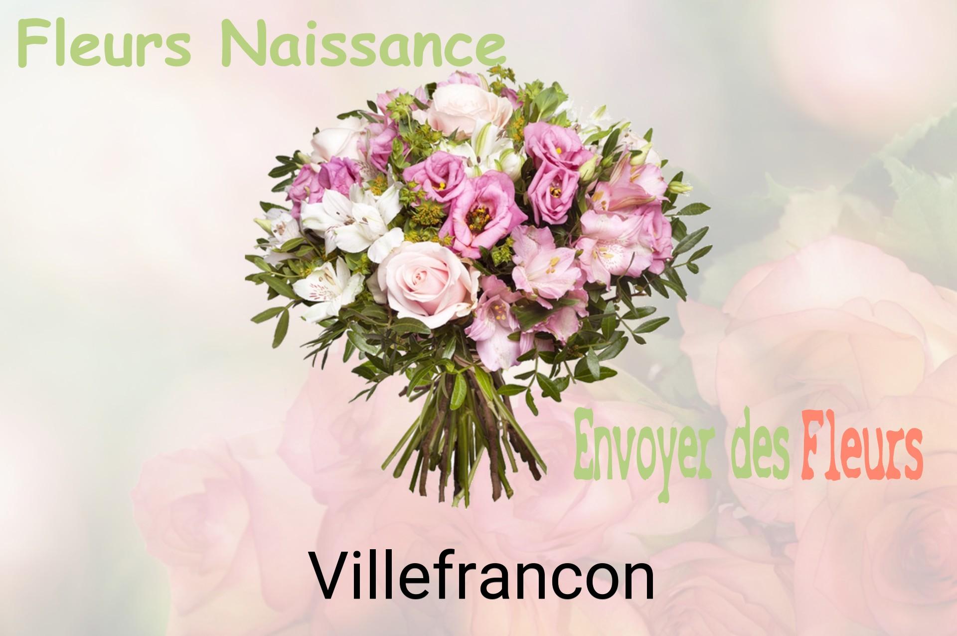 Bouquet de fleurs de naissance livré à Villefrancon
