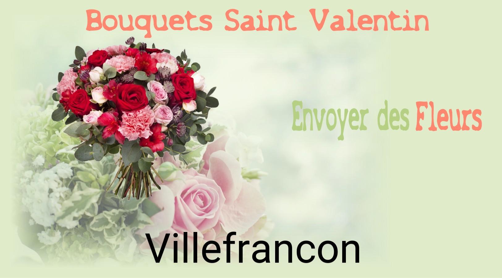 Roses de Saint-Valentin livrées à Villefrancon
